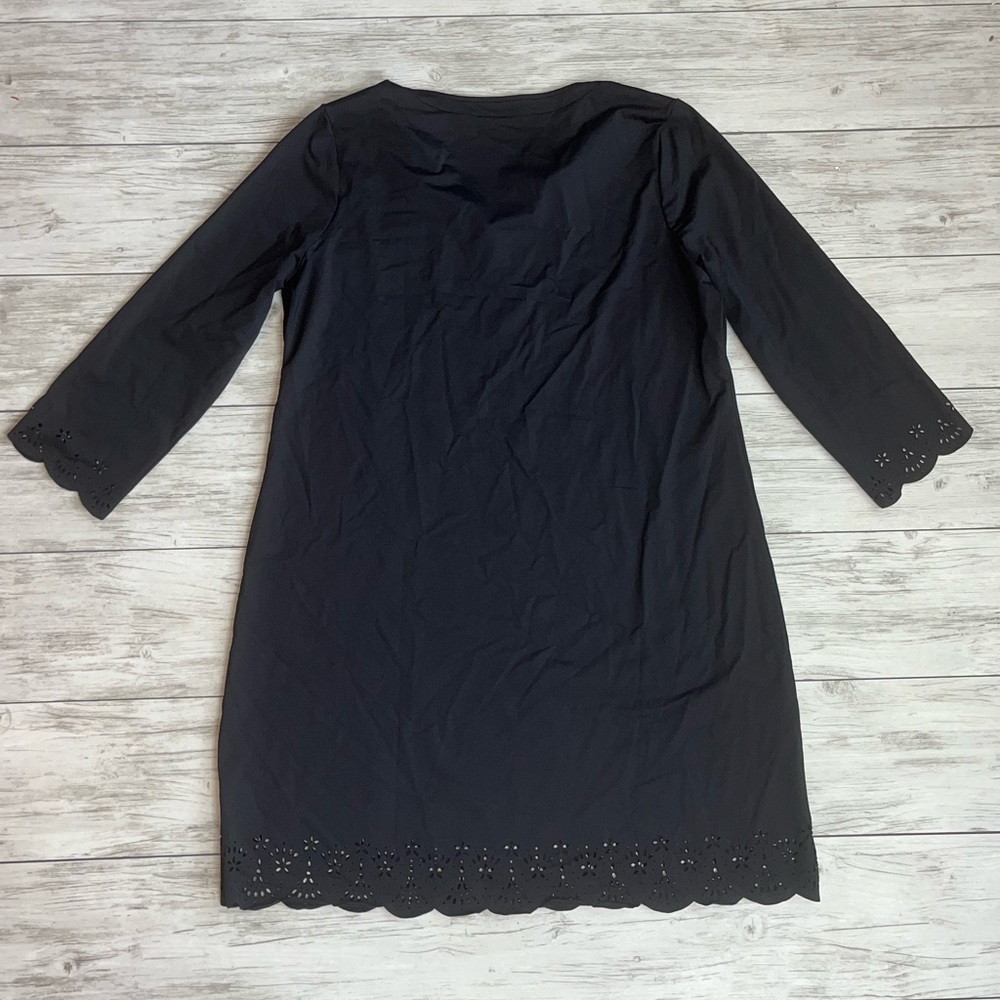 Land’s End Black Dress Size Medium - Picture 4 of 4